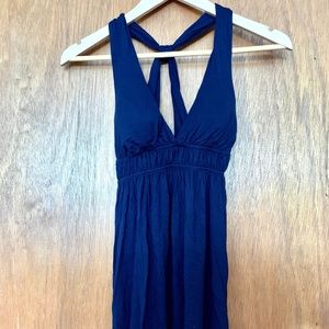 Navy blue summer dress